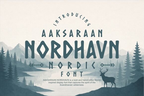 Aaksaraan Nordhavn: The Nordic Display Typeface for Editorial Design