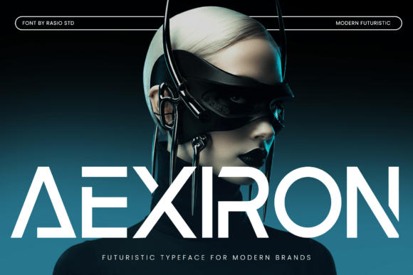 Aexiron: The Futuristic Display Font for Modern Brand Identity