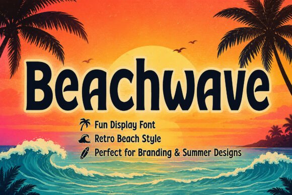 Beachwave: The Retro Display Font That Brings Summer Vibes to Branding