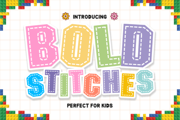 Bold Stitches: The Perfect Display Font for Handmade Labels