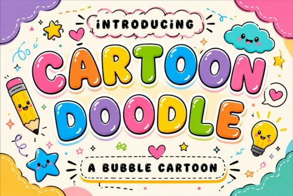 Cartoon Doodle: The Playful Typeface for Scroll-Stopping Campaigns