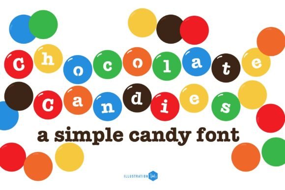 Chocolate Candies Family: A Sweet Display Font for Campaign Creativity