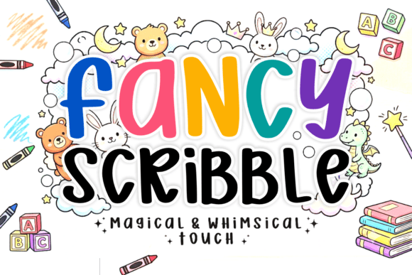 Fancy Scribble: A Whimsical Display Typeface for Makers