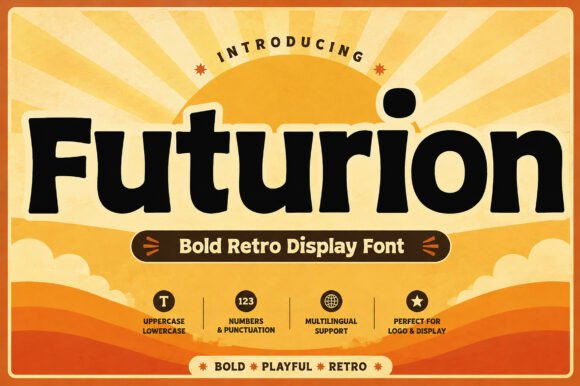 Futurion: The Bold Retro Display Font for Handmade Brands