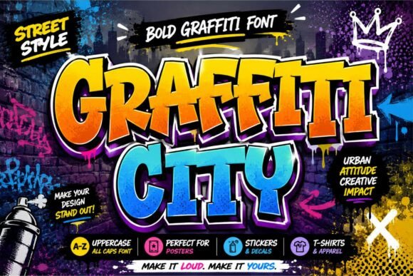 Graffiti City: The Bold Typeface for High-Impact Campaigns