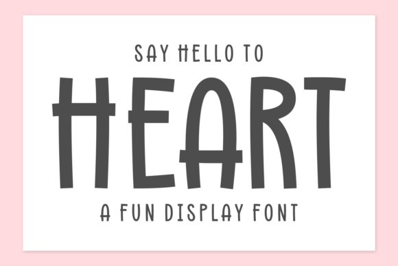 Heart Font: A Charming Typeface for Authentic Branding