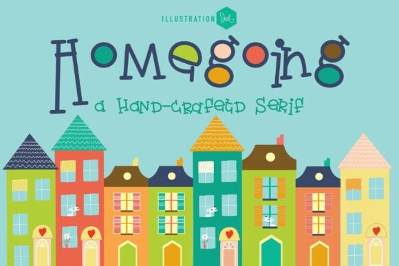 Homegoing Font for Handmade and Commercial Craft Projects
