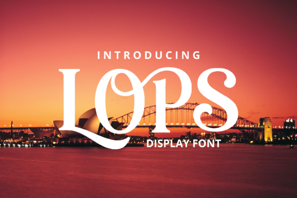 Lops: A Designer's Verdict on This Bold Display Typeface
