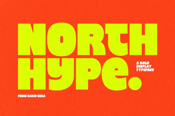 North Hype: The Bold Display Typeface That Transforms Web Design