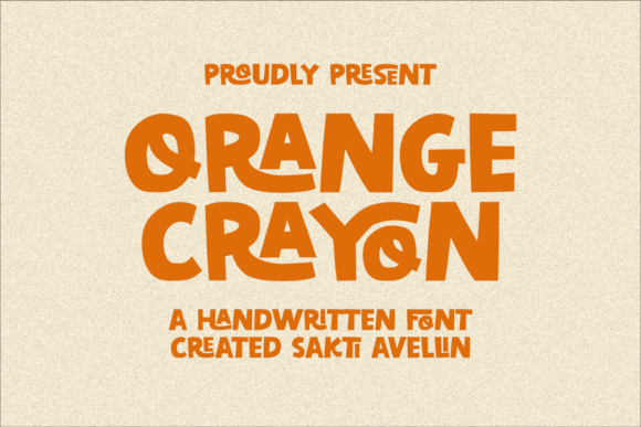 Orange Crayon: The Display Typeface That Brings Joy to Web Design