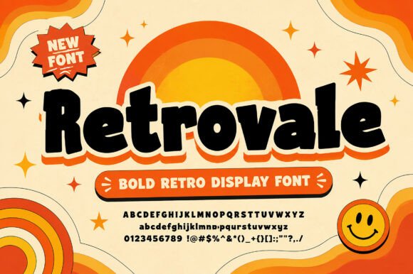 Retrovale: The Bold Display Font for Playful Web Design