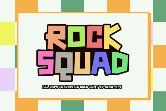 Rock Squad: The Bold Display Font for High-Energy Campaigns