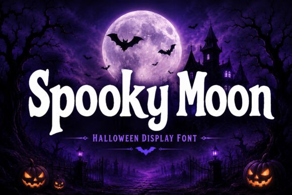 Spooky Moon: The Halloween Display Font That Elevates Campaign Visuals