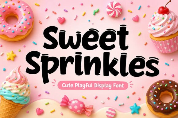 Sweet Sprinkles: The Playful Display Font That Transforms Brand Identity