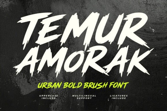 Temur Amorak Urban Bold Brush Font: A Real Designer's Branding Story
