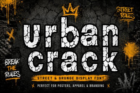 Urban Crack: The Bold Typeface for Street-Style Web Design