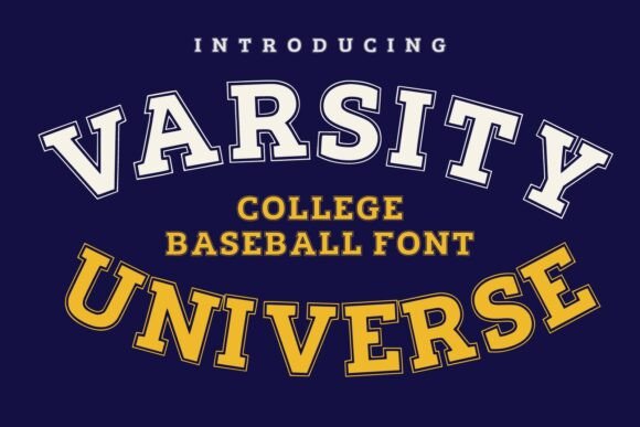 Varsity Universe: The Perfect Display Font for Handmade Shop Branding