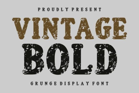 Vintage Bold: The Ultimate Display Typeface for Authentic Branding