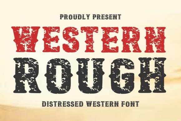 Western Rough: The Bold Display Typeface for Authentic Web Stories